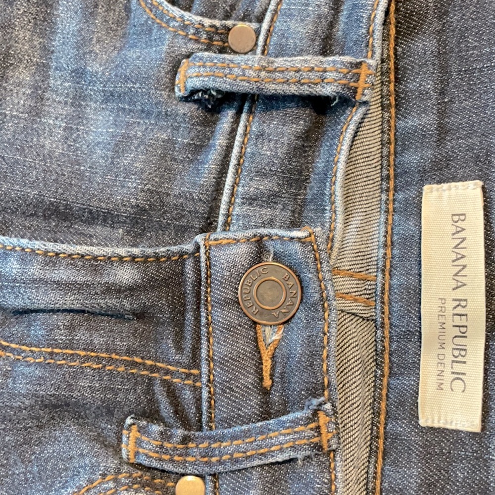 Banana Republic mid-rise stretch skinny jeans